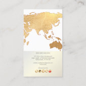 PixDezines gaan over een wereldwijde of faux goudk Visitekaartje (Achterkant)