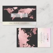 PixDezines gaan over een wereldwijde of faux roos  Visitekaartje (Voorkant / Achterkant)