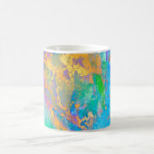 PIXDEZINES GALAXY ABSTRACT, KOUDE KLEUREN KOFFIEMOK (Center)