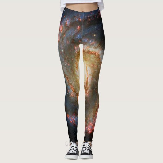 PixDezines Galaxy / Kosmisch/NASA Leggings (Voorkant)