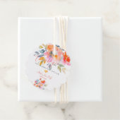 PixDezines Garden Rozen Waterverf Dank u Bedankjes Labels (In situ)