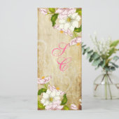 PixDezines gardenia+swirls/dij achtergrond Kaart (Staand voorkant)