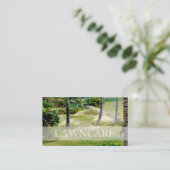 PixDezines gazonverzorging/tuinman/DIY lettertypen Visitekaartje (Staand voorkant)