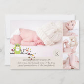 PixDezines geboortebekendmaking van fotosjabloon Aankondiging (Voorkant)