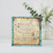 PixDezines Geheime Garden, herfst bruiloft Kaart (Staand voorkant)