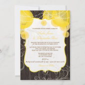 PixDezines gele lantaarns/houten panelen buiten Kaart (Achterkant)