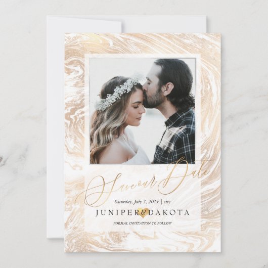 PixDezines gemarmerd faux goud Kaart (Voorkant)