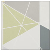PixDezines geometrisch/geel/grijs Stof (Swatch)