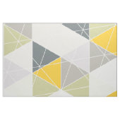 PixDezines geometrisch/geel/grijs Stof (Fat Quarter)