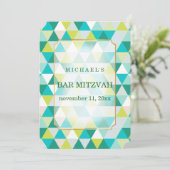 PixDezines geometrisch motief mitswa/blauwgroen gr Kaart (Staand voorkant)