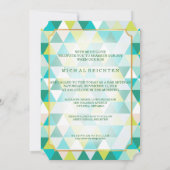 PixDezines geometrisch motief mitswa/blauwgroen gr Kaart (Achterkant)