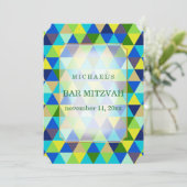 PixDezines geometrisch motief mitswa/blauwgroen gr Kaart (Staand voorkant)