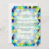 PixDezines geometrisch motief mitswa/blauwgroen gr Kaart (Achterkant)