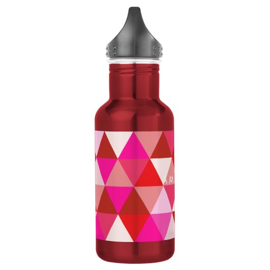 PixDezines geometrisch patroon Waterfles (Links)