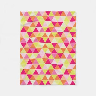 PixDezines geometrisch/verstelbaar/citrus Fleece Deken