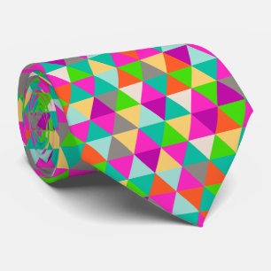 PixDezines geometrische/aanpasbare driehoeken Stropdas