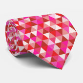 PixDezines geometrische/verstelbare driehoeken Stropdas (Opgerold)