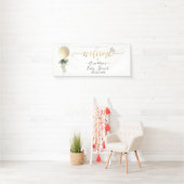 PixDezines Glitter Balloon Elk Evenement Welkom Spandoek (Insitu)