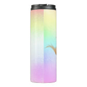 PixDezines Glitter Zeemeermin Staart, Katoen Snoep Thermosbeker (Achterkant)