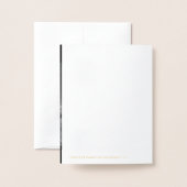 PixDezines Gold B'not Mitzvah Moderne Kalligrafie Folie Kaarten (Met envelop)