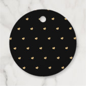 PixDezines Gold Dank u, romantische kalligrafie Bedankjes Labels (Achterkant)