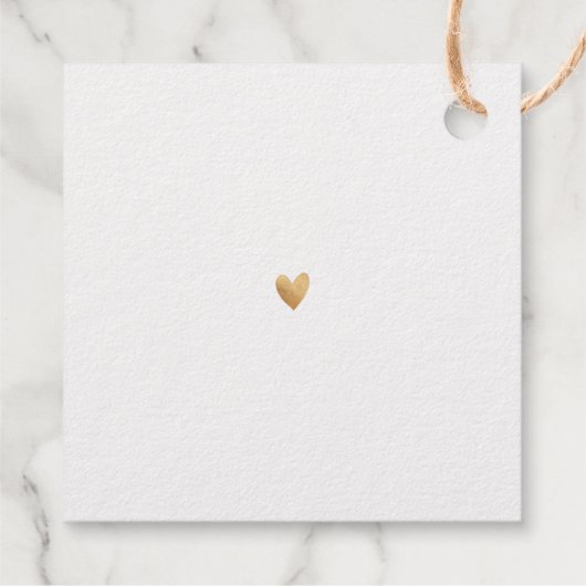 PixDezines Gold Foil Luxe Calligrafie Hartelijk da Bedankjes Labels (Achterkant)