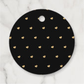 PixDezines Gold Hartelijk dank, Luxe kalligrafie Bedankjes Labels (Achterkant)