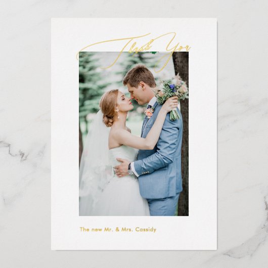 PixDezines Gold Luxe Script Weddenschap Hartelijk Folie Uitnodiging (Voorkant)