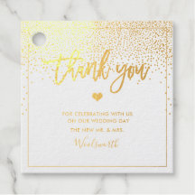 PixDezines Goud Folie Confetti Modern Schrift