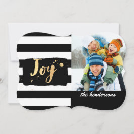 PixDezines goud/sneeuwvlokken/strepen/vakantiekaar Feestdagenkaart