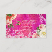 PixDezines goudbladeren+ pinda's Visitekaartje (Achterkant)