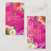 PixDezines goudbladeren+ pinda's Visitekaartje (Voorkant / Achterkant)