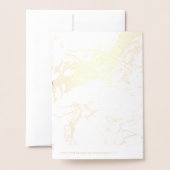 PixDezines Gouden Confetti/Gereserveerde Tafelteke Folie Kaarten (Met envelop)