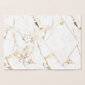 PixDezines Gouden Confetti/Gereserveerde Tafelteke Folie Kaarten (Binnen)