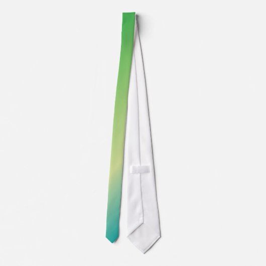 PixDezines gradient stropdassen, blauwgroen+groen, Stropdas (Achterkant)