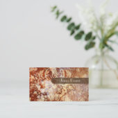 PixDezines Granite Counter Top Visitekaartje (Staand voorkant)