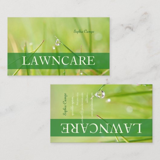 PixDezines grawn care/gardener/DIY fonts Visitekaartje (Voorkant / Achterkant)