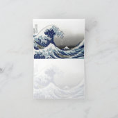 PixDezines , Great Wave, Hokusai, 神 葛 飾 北 斎 Kaart (Binnen)