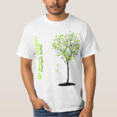 PixDezines Green man T-shirt (Voorkant)