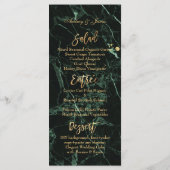 PixDezines Green Marble/Shine Menu/Faux Gold Menu (Achterkant)