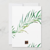 PixDezines Greenery Palms+Honingraat Kaart (Achterkant)