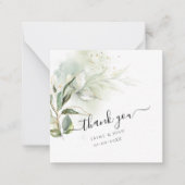 PixDezines Greenery Waterverf Eucalyptus Branch N Notitiekaartje (Voorkant)