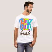 PixDezines Grieks brah! T-shirt (Voorkant volledig)