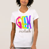 PixDezines Griekse sistah! T-shirt (Voorkant)