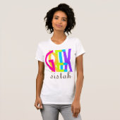 PixDezines Griekse sistah! T-shirt (Voorkant volledig)