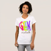 PixDezines Griekse sistah! T-shirt (Voorkant volledig)