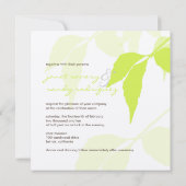 PixDezines groen blad/diy achtergrondkleur Kaart (Achterkant)