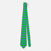 PixDezines groen blauwe DIYkleuren/verstelbare str Stropdas (Voorkant)