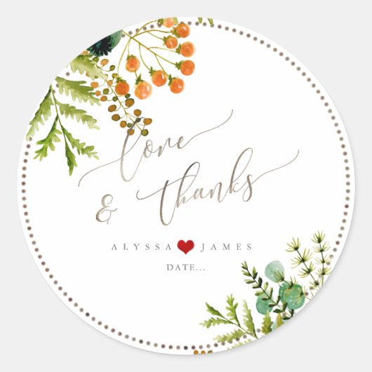 PixDezines groen, tropisch bladeren Ronde Sticker (Voorkant)