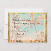 PixDezines Grote RSVP Hawaiian Beach/Blauwgroen (Achterkant)